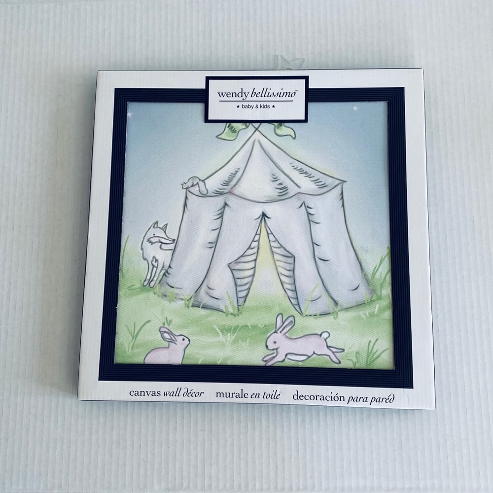 NWOT Wendy Bellissimo Kids Canvas Wall Decor